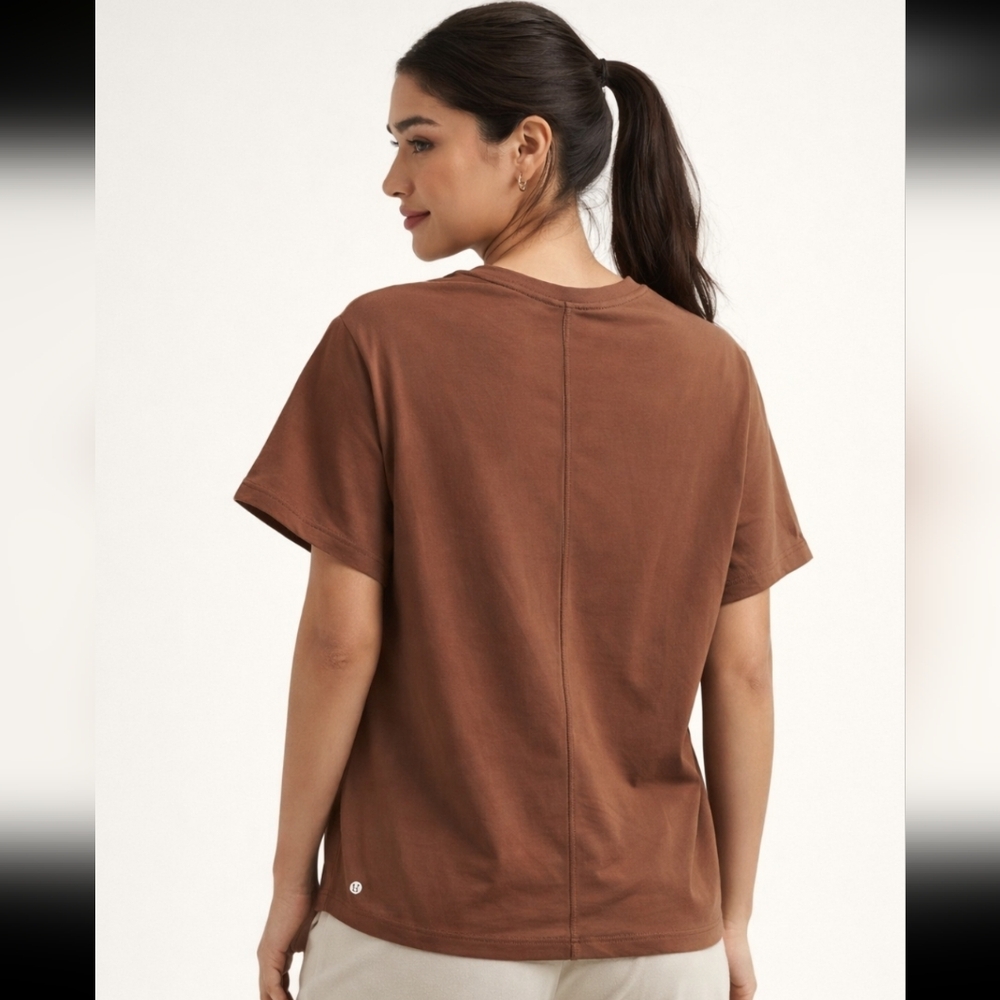 Lululemon Brown Athletic Top  Size 2 - Picture 2 of 9